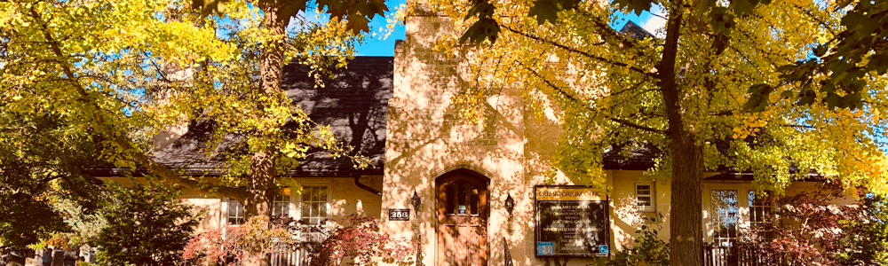 Autumn view of Crematorium office