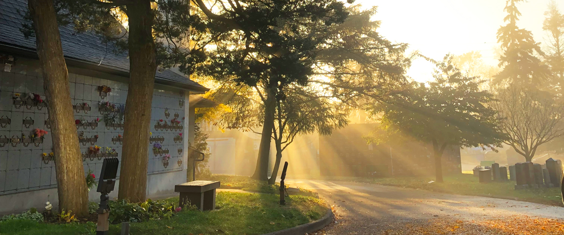 Cemetery view